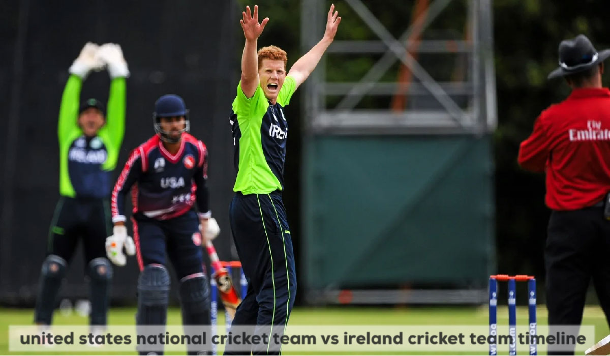 united states national cricket team vs ireland cricket team timeline