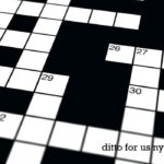 ditto for us nyt crossword