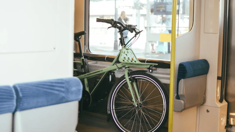 Electric Bike on a Train UK